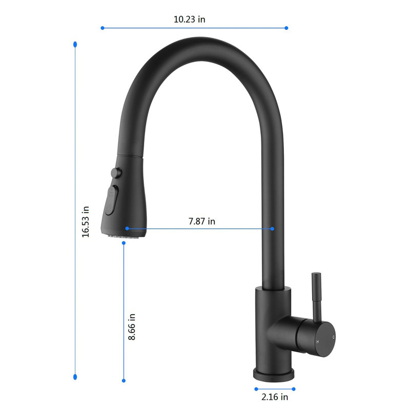 Naiyafly Pull Out Touchless Kitchen Faucet
