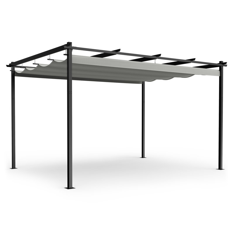 Pergola With Retractable Roof 4x3m
