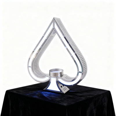 Ace Of Spades LED Champagne Bottle Display With Remote Control, Color-Changing Glowing Wine Bottle Holder For Home Bar Party Nightclub Commercial Use