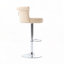 Ensemble de 2 tabourets de bar en velours-574597543