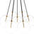 Cloud 7 Globe Chandelier-Burnished Brass-1269580369