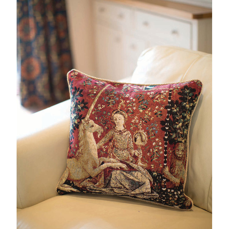 Housse de coussin Lady and Unicorn - Sense of Sight