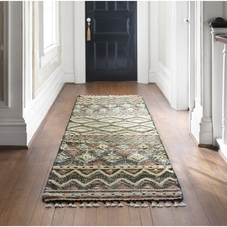 Tapis brun tissé à la main Bentonville