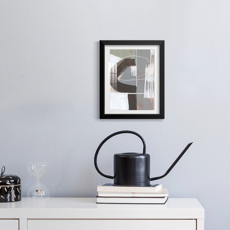 Arching Neutrals IV - Impression encadrée, H 28,5 po x l 20,5 po, Noir