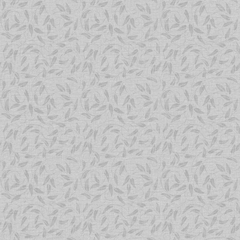 Llewelyn-Bowen - Off The Wall Floral Non-Woven Wallpaper Roll, Silver