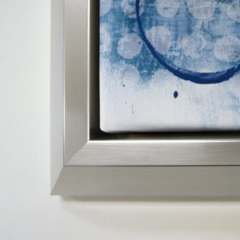 «Eclipse II» par Melissa Averinos - Impression sur toile, 24" H x 24" W, Silver