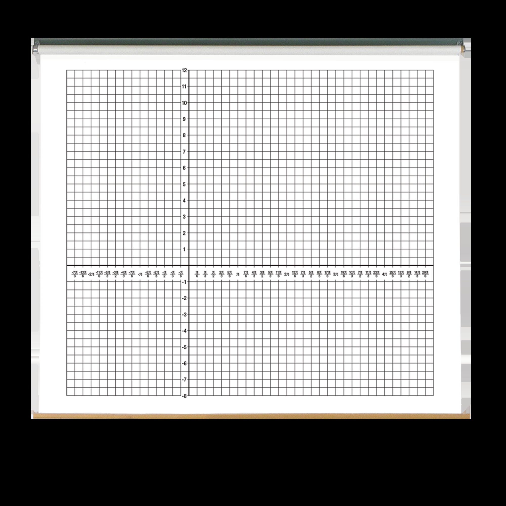 Coordinate Graph Sticker 3 IN. X 3 IN. with Crack and Peel Backing –