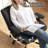Criss Cross Legged Office Chair with Flip-Up Arms and Wheels-1457201664