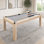 Ensemble de table de billard multi-jeux 3 en 1 avec plateau de salle à manger et tennis de table Gosports - inclus, 7 pi, beige