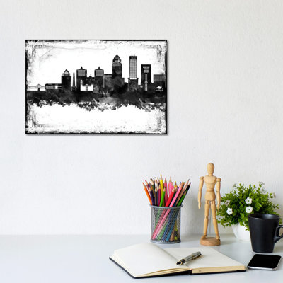 Louisville Skylines - Wrapped Canvas Painting