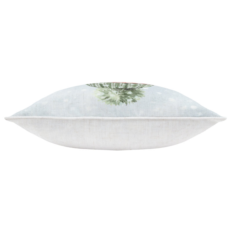 Bowgada Abstract Grey Square Cushion