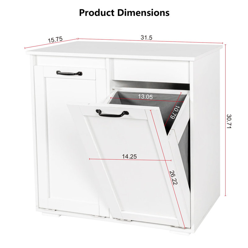 Armoire pour panier de salle de bain