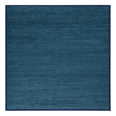 Tapis gris uni lavable à la machine