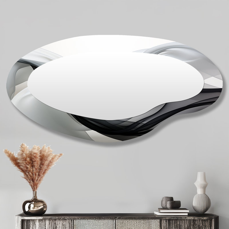 Miroir mural asymétrique moderne