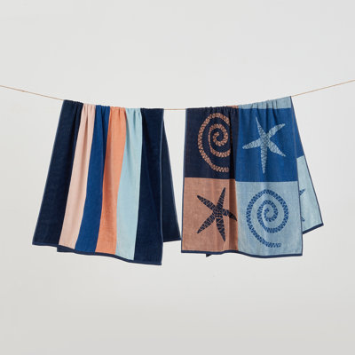 Ensemble de serviettes de plage 100% coton