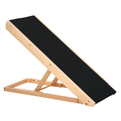 Levan Dog Ramp Adjustable for Bed Couch, Foldable Pet Ramp for Large Dogs