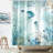 Shower Curtain with Hooks Included