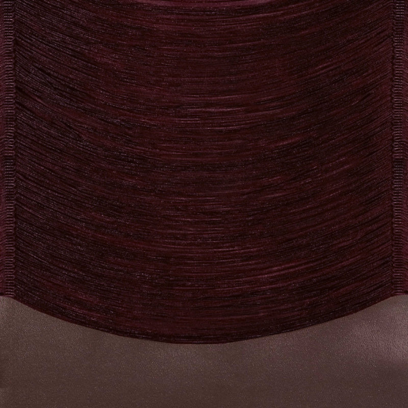 Mortimer Semi Sheer Curtain Pair, 56" W x 63" L, Merlot