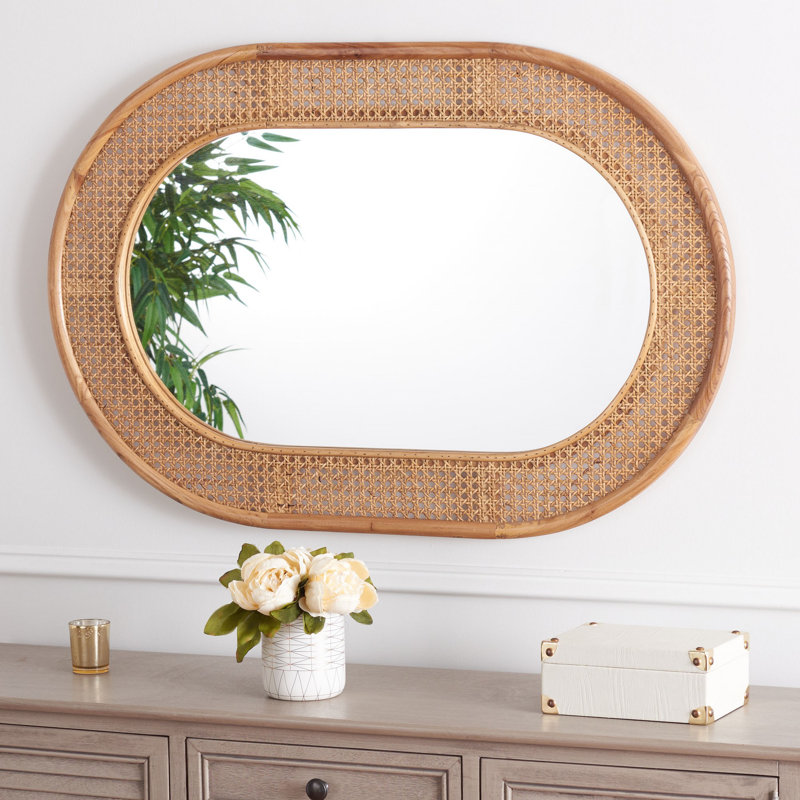 Miroir mural Juni, Brun