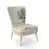 Abstract Cream Polyester Blend 3 selected