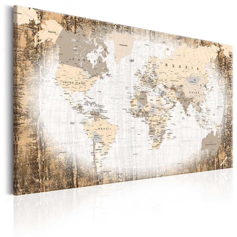 Elion, l'enclave du monde sur toile, H 16 po x l 24 po x P 0,7 po