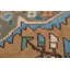 Tapis traditionnel rétro en laine 3 x 5