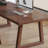 Nut-brown Rectangular Solid Wood desk-1525909265