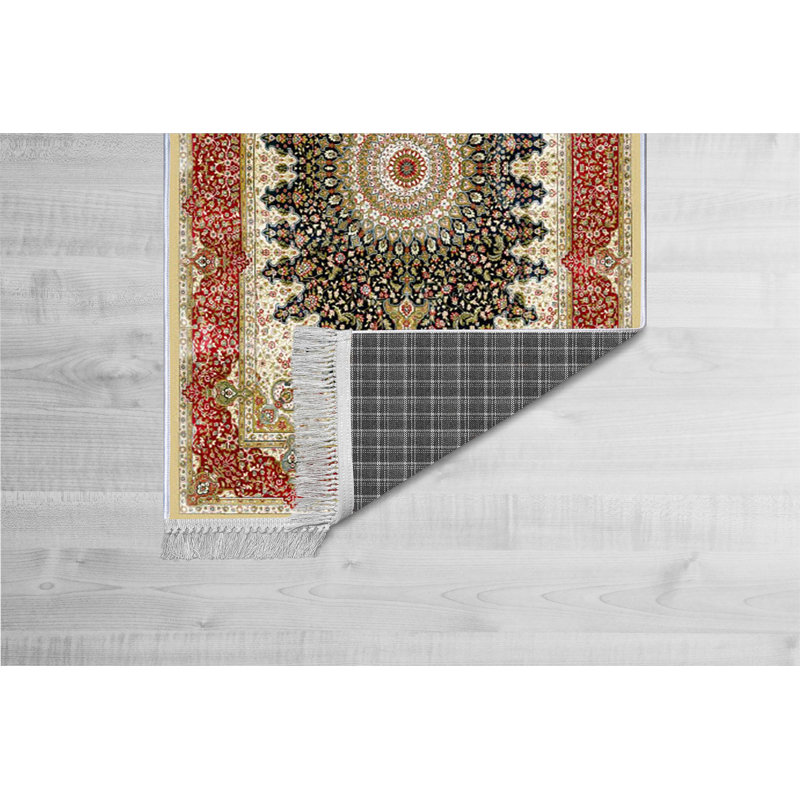 Luxurious Hall Carpet, 100% Velvet Fabric, 31.5 x 59.1 Inches | Non-Slip Cotton Sole, Pile Height: 0.4 Inches | Antibacterial & Machine Washable, 3D Digital Printing | Elegant Design for Living Room & Entryway