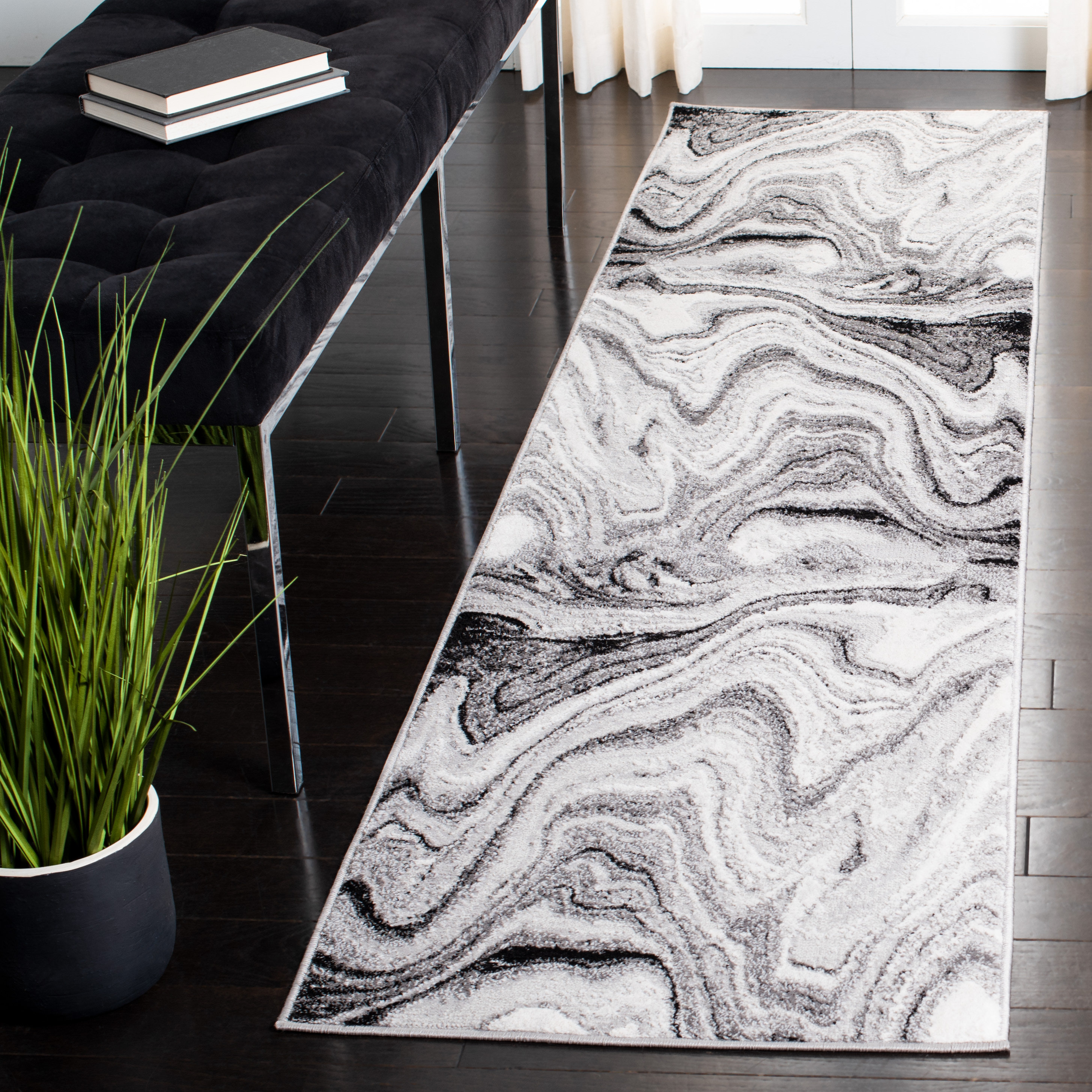 Mercer41 Dighton Performance Abstract Rug & Reviews | Wayfair