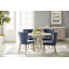 Upholstered Side Chair in Denim Velvet-348282585