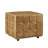 Laryn Genuine Leather Square Pouf Ottoman-11184216