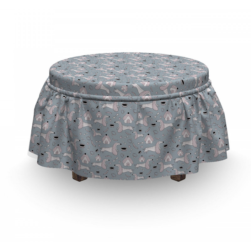 Housse pour pour animaux et repose-pieds chiot