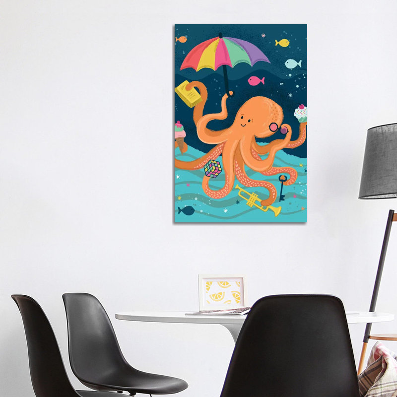 Coastal Nautical Under The Sea Iii by Lisa Whitebutton - Wrapped Canvas Gallery-Wrapped Canvas Giclée