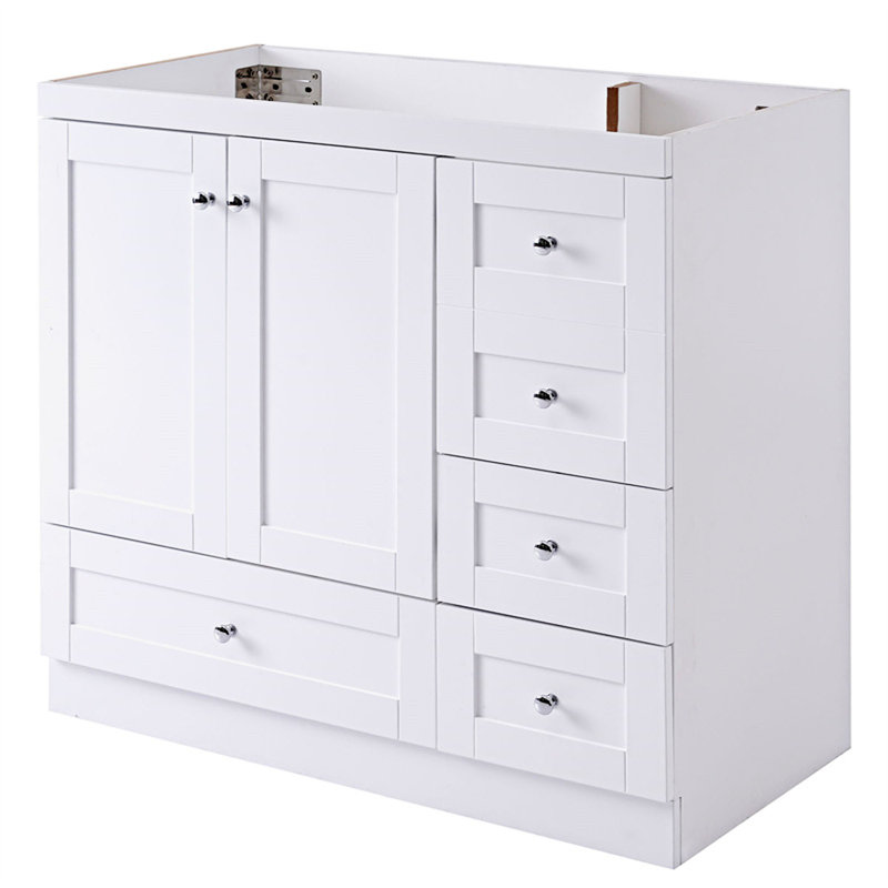 35'' Single Bathroom Vanity Base Only, White