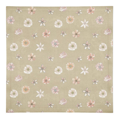 Cotton Floral Rectangle Napkin