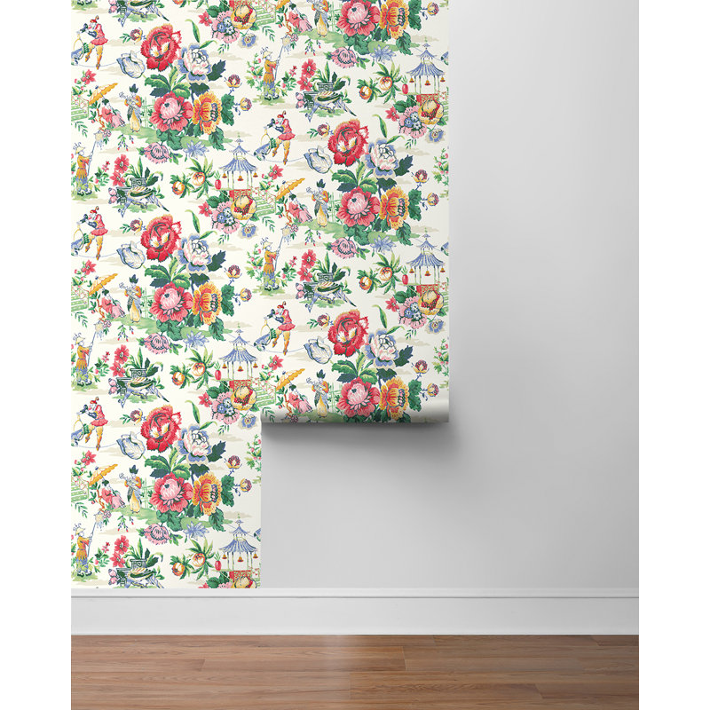 Rouleau de papier peint autocollant de voyage L 18 pi x l 20,5 po, Blanc