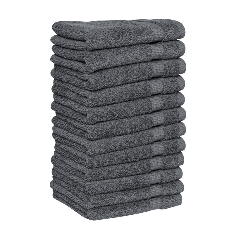 Essuie-mains Serenity Luxury Hotel en gris, Gris, 12