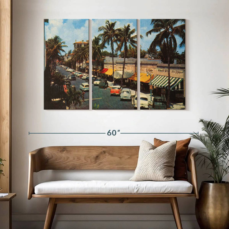Gillard Florida Postcard IV, 32" H x 50" W