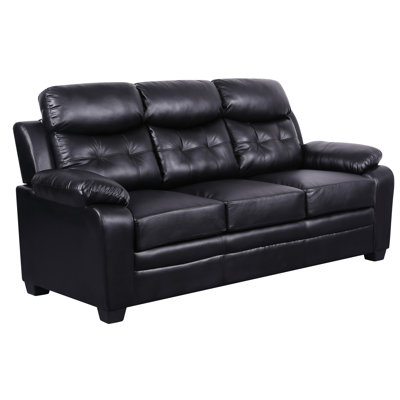 Kaitlin 76.8'' Faux Leather Sofa