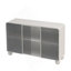 Armoire de rangement en verre 47,25 po du sol au plafond pour la cuisine-1309070413