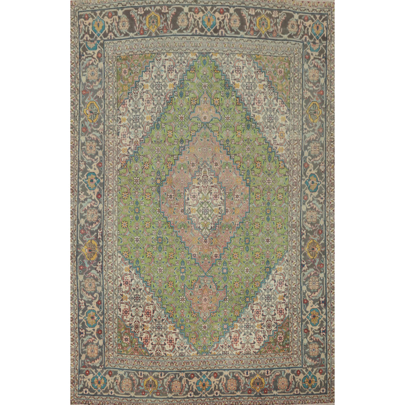 Tapis vert traditionnel 6 x 9