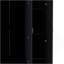 Armoire Ohio avec 3 portes, 2 tiroirs et 4 tablettes à niveaux - noir-81258808