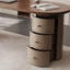 Bureau en bois massif de style rétro de luxe