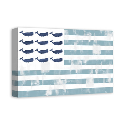 «Whale Flag», impression sur toile tendue