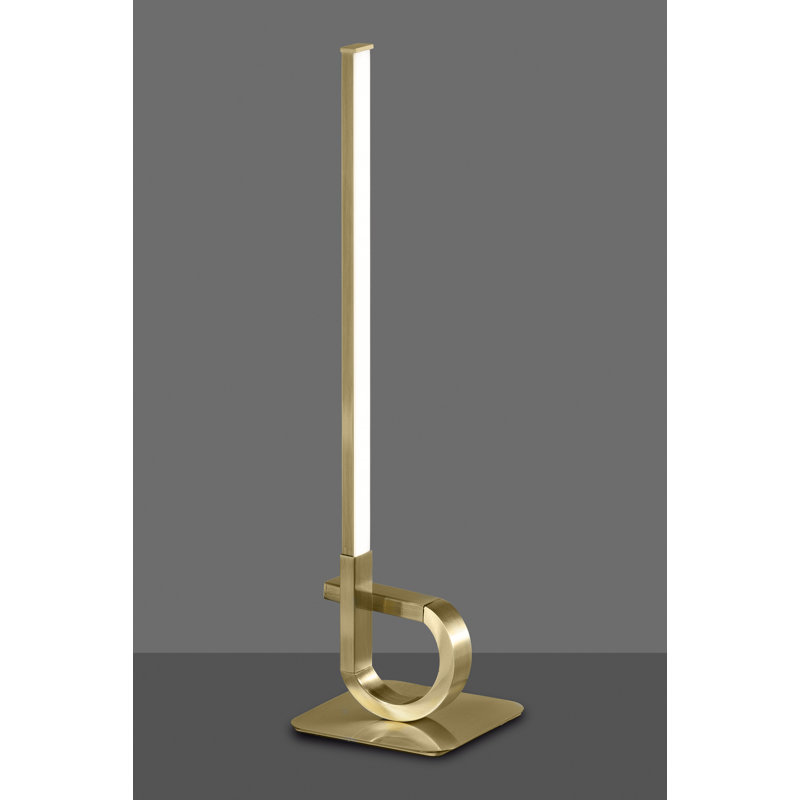 Wentworth Aluminium Table Lamp, Antique Brass