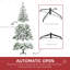 Arbre de Noël pin vert givré 7 pi 6 po H-1746923015