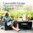 Step2 Midnight Ridge SwitchBack Adirondack Chair with Back Support, All-Weather Patio & Fire Pit Seating