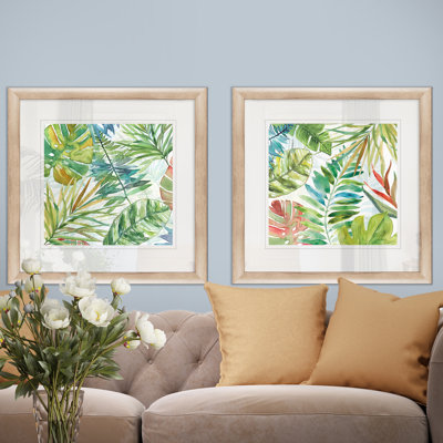" Tropical Sketchbook I " 2 - Pieces