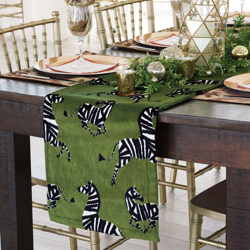 Chemin de table Tenenbaum, Vert