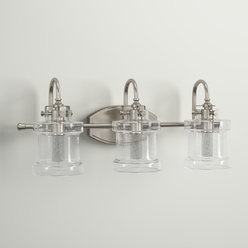 Cory 3 - Light Dimmable Vanity Light, Brushed Nickel